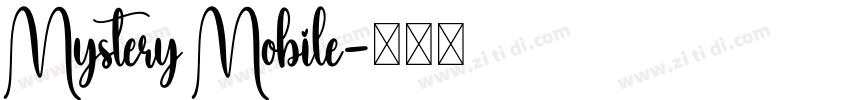Mystery Mobile字体转换